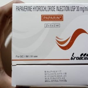 Papaverine Hydrochloride Injection Paparin 30mg