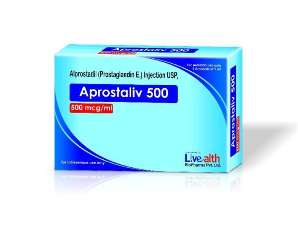 Alprostadil 500mcg/ml Aprostaliv