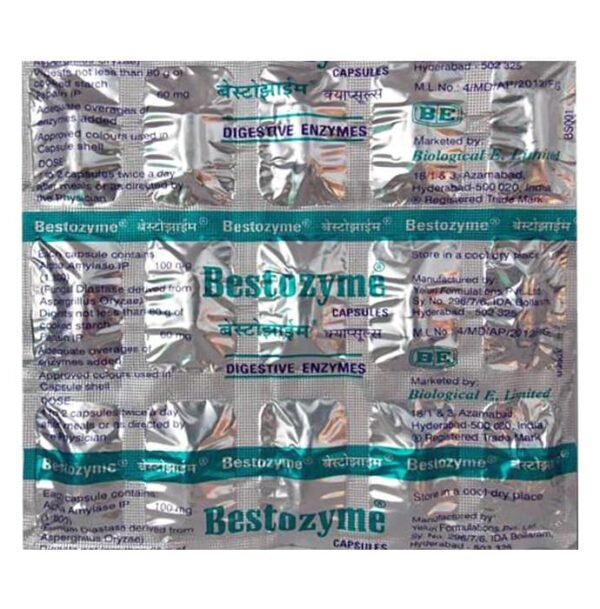 Amylase 100 mg Bestozyme Capsule