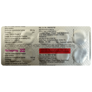 Actapro Od 300mg Tablet